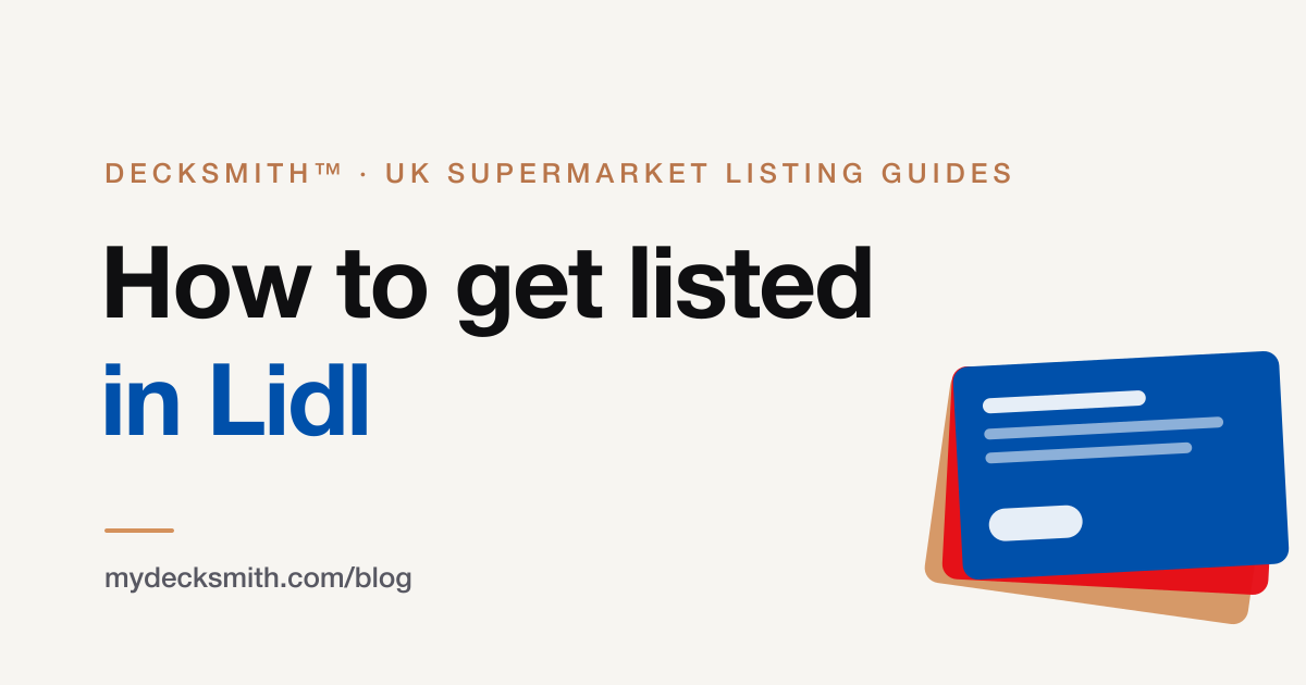 How to get listed in Lidl
